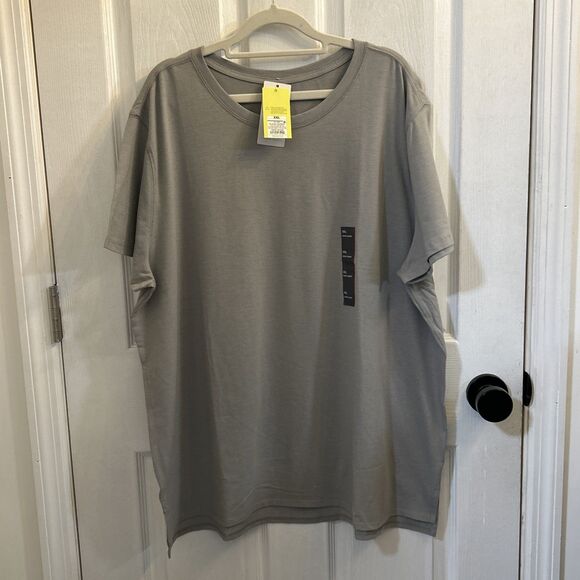 NWT All In Motion Men's Short Sleeve Performance T-Shirt Gray Size 2XL - Picture 1 of 16